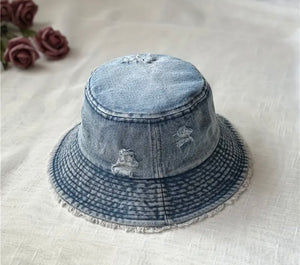 Denim Blue Bucket Hats